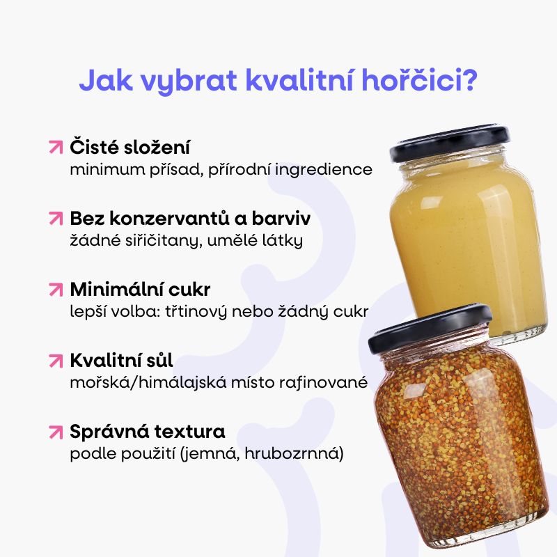 Jak vybrat kvalitní hořčici